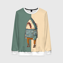 Женский свитшот Акула-моряк