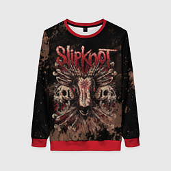 Женский свитшот Slipknot skull