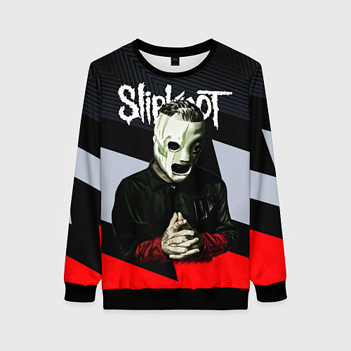 Женский свитшот Slipknot абстракция / 3D-Черный – фото 1