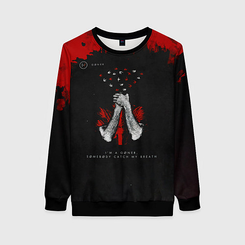 Женский свитшот Goner - Twenty One Pilots / 3D-Черный – фото 1
