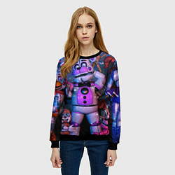 Свитшот женский Фантайм Фредди, цвет: 3D-черный — фото 2