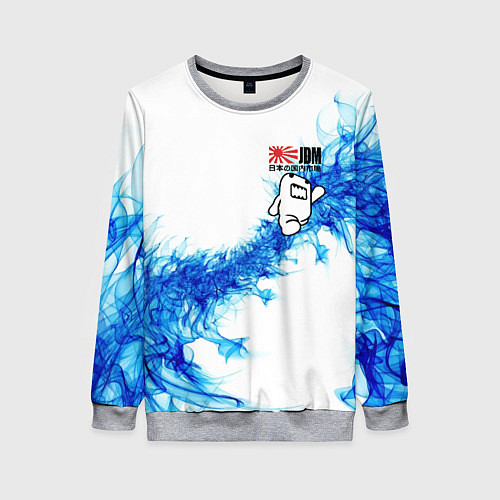 Женский свитшот Jdm style - Japan / 3D-Меланж – фото 1