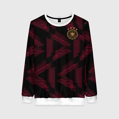 Женский свитшот Сборная Германии ЧМ 2022 выездная / 3D-Белый – фото 1