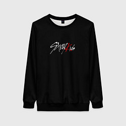 Женский свитшот Stray Kids white logo