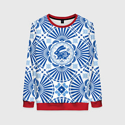 Женский свитшот Blue rabbit