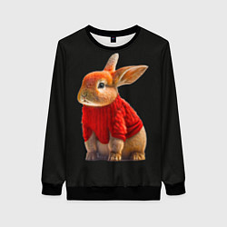 Женский свитшот Кролик в свитере