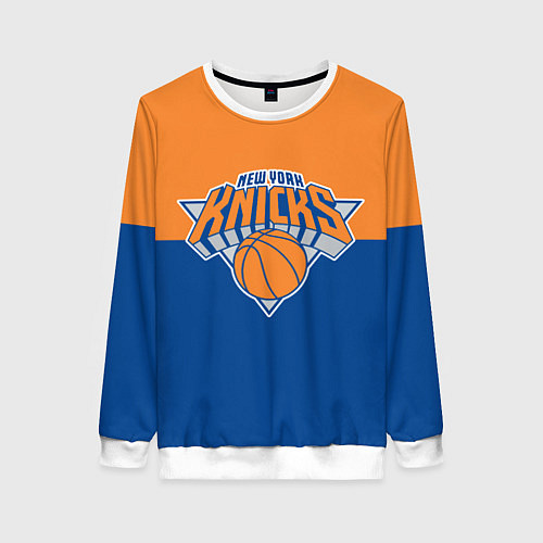 Женский свитшот Нью-Йорк Никс НБА / 3D-Белый – фото 1