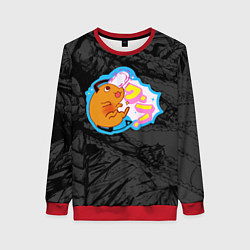 Свитшот женский Почита - поп арт, цвет: 3D-красный