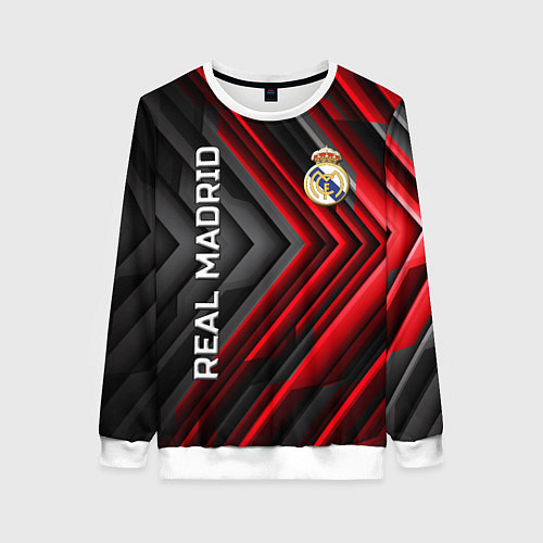 Женский свитшот Real Madrid art / 3D-Белый – фото 1