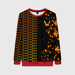 Свитшот женский B A P half pattern, цвет: 3D-красный