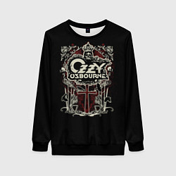 Свитшот женский Ozzy Osbourne logo, цвет: 3D-черный