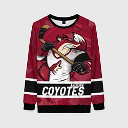 Женский свитшот Arizona Coyotes маскот