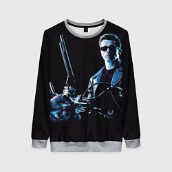 Свитшот женский Терминатор art, цвет: 3D-меланж