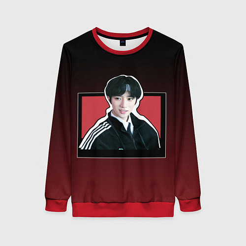 Женский свитшот Бомгю и тень / 3D-Красный – фото 1