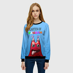 Свитшот женский Банбан, цвет: 3D-черный — фото 2