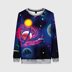 Женский свитшот Вселенная, космос