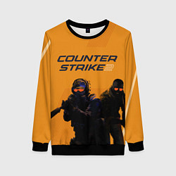 Свитшот женский Counter Strike 2, цвет: 3D-черный