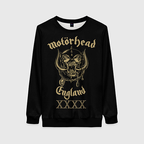 Женский свитшот Motorhead England / 3D-Черный – фото 1