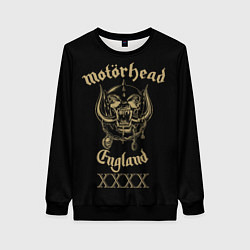 Свитшот женский Motorhead England, цвет: 3D-черный