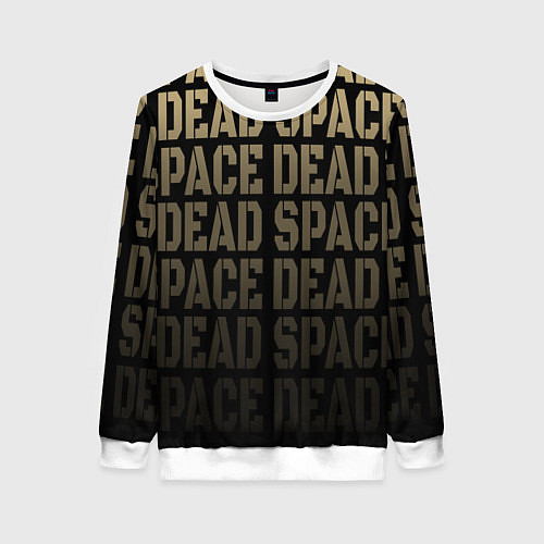 Женский свитшот Dead Space или мертвый космос / 3D-Белый – фото 1