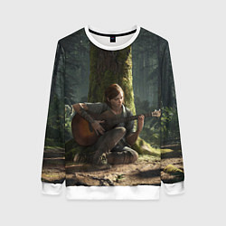 Свитшот женский Элли с гитарой, цвет: 3D-белый