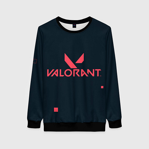 Женский свитшот Valorant игрок / 3D-Черный – фото 1