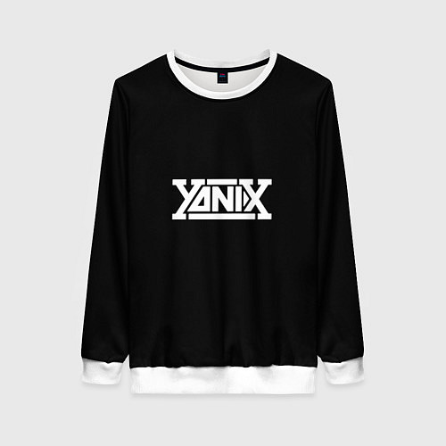 Женский свитшот Yanix надпись / 3D-Белый – фото 1