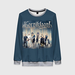Свитшот женский Korpiklaani pine woods, цвет: 3D-меланж