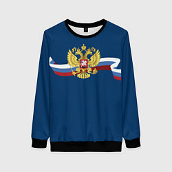 Женский свитшот Флаг России лента