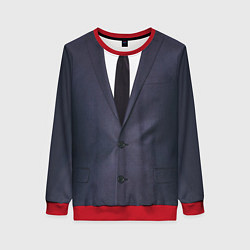 Женский свитшот Деловой пиджак с рубашкой