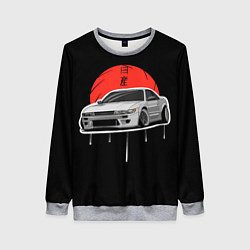 Свитшот женский Nissan Silvia S14 - Japan style, цвет: 3D-меланж