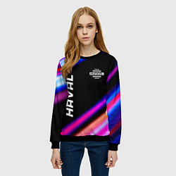 Свитшот женский Haval speed lights, цвет: 3D-черный — фото 2