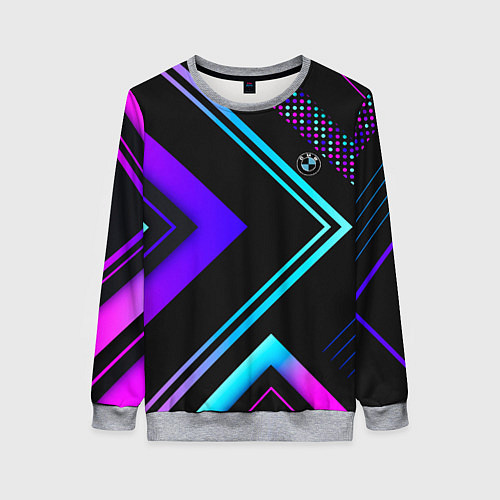 Женский свитшот BMW sign auto / 3D-Меланж – фото 1