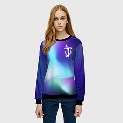 Свитшот женский Doom northern cold, цвет: 3D-черный — фото 2