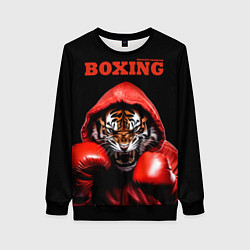 Женский свитшот Boxing tiger