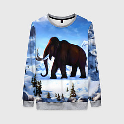 Женский свитшот Мамонт ледникового периода