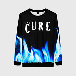 Женский свитшот The Cure blue fire