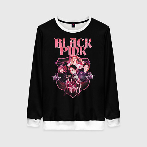 Женский свитшот Blackpink k-pop, Блэкпинк / 3D-Белый – фото 1