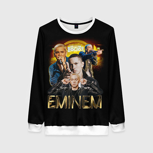 Женский свитшот Eminem, Marshall Mathers / 3D-Белый – фото 1