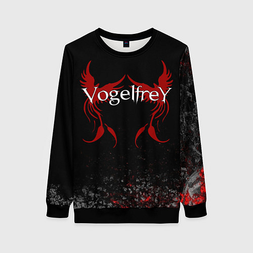 Женский свитшот Vogelfrey / 3D-Черный – фото 1