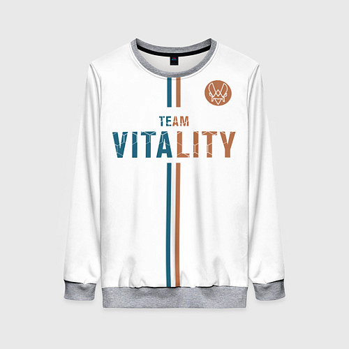 Женский свитшот Форма Team Vitality white / 3D-Меланж – фото 1