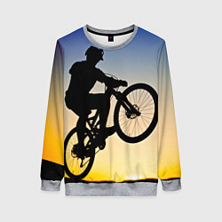 Женский свитшот Прыжок велосипедиста