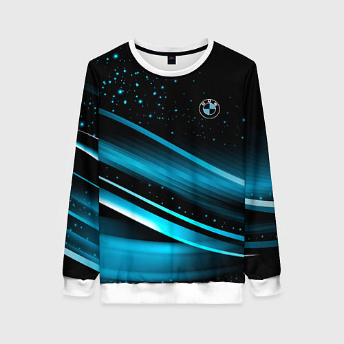 Женский свитшот BMW sign БМВ / 3D-Белый – фото 1