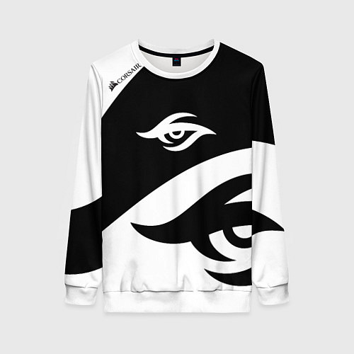 Женский свитшот Форма Team Secret white / 3D-Белый – фото 1