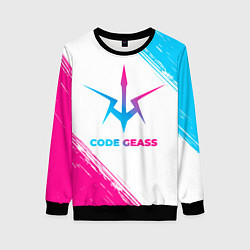 Женский свитшот Code Geass neon gradient style