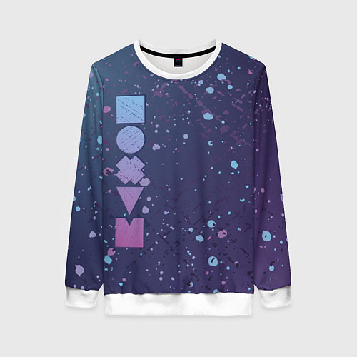 Женский свитшот Все равно / 3D-Белый – фото 1