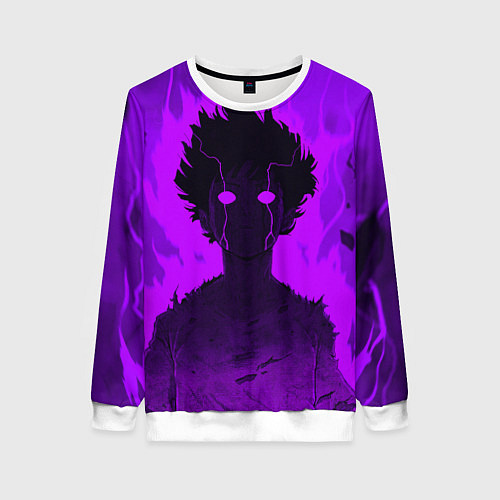 Женский свитшот Mob Psycho Rage / 3D-Белый – фото 1