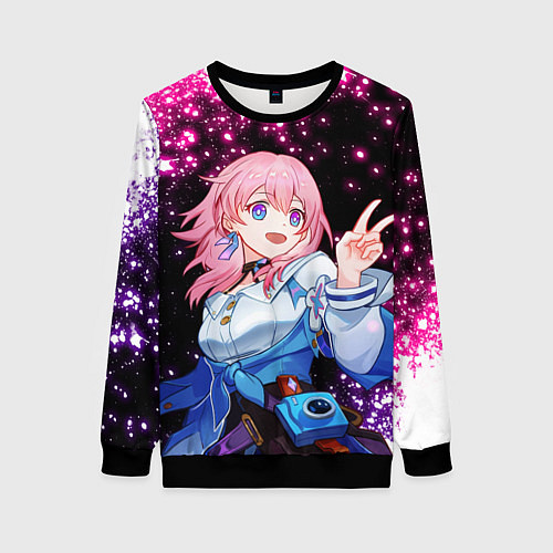 Женский свитшот Star rail - хонкай / 3D-Черный – фото 1