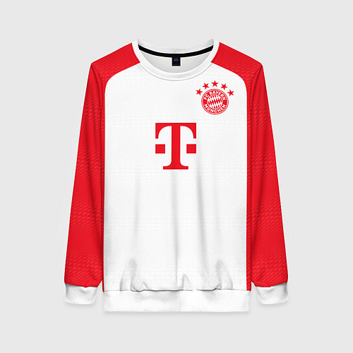 Женский свитшот Джамал Мусиала Бавария Мюнхен форма 2324 домашняя / 3D-Белый – фото 1