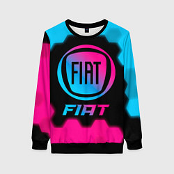 Женский свитшот Fiat - neon gradient